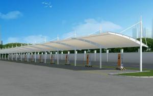 元江膜结构停车棚